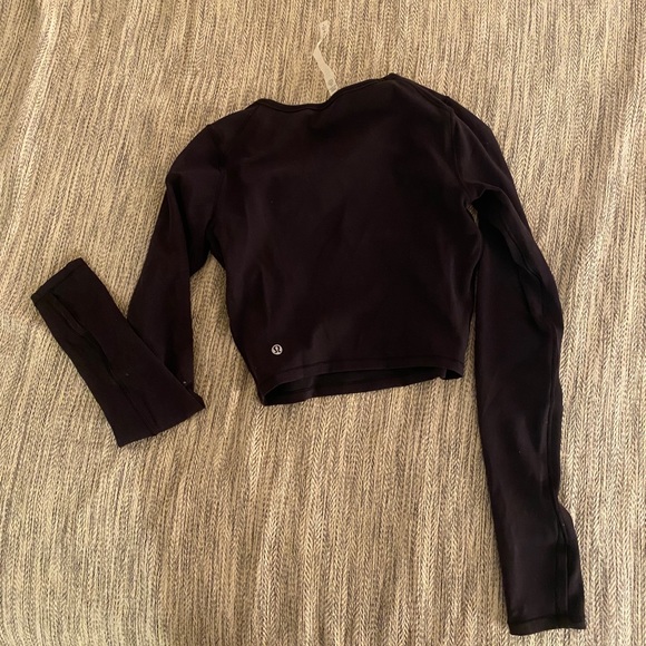 EUC Lululemon Wunder Train Black Crop Top 🌟 - Picture 5 of 7